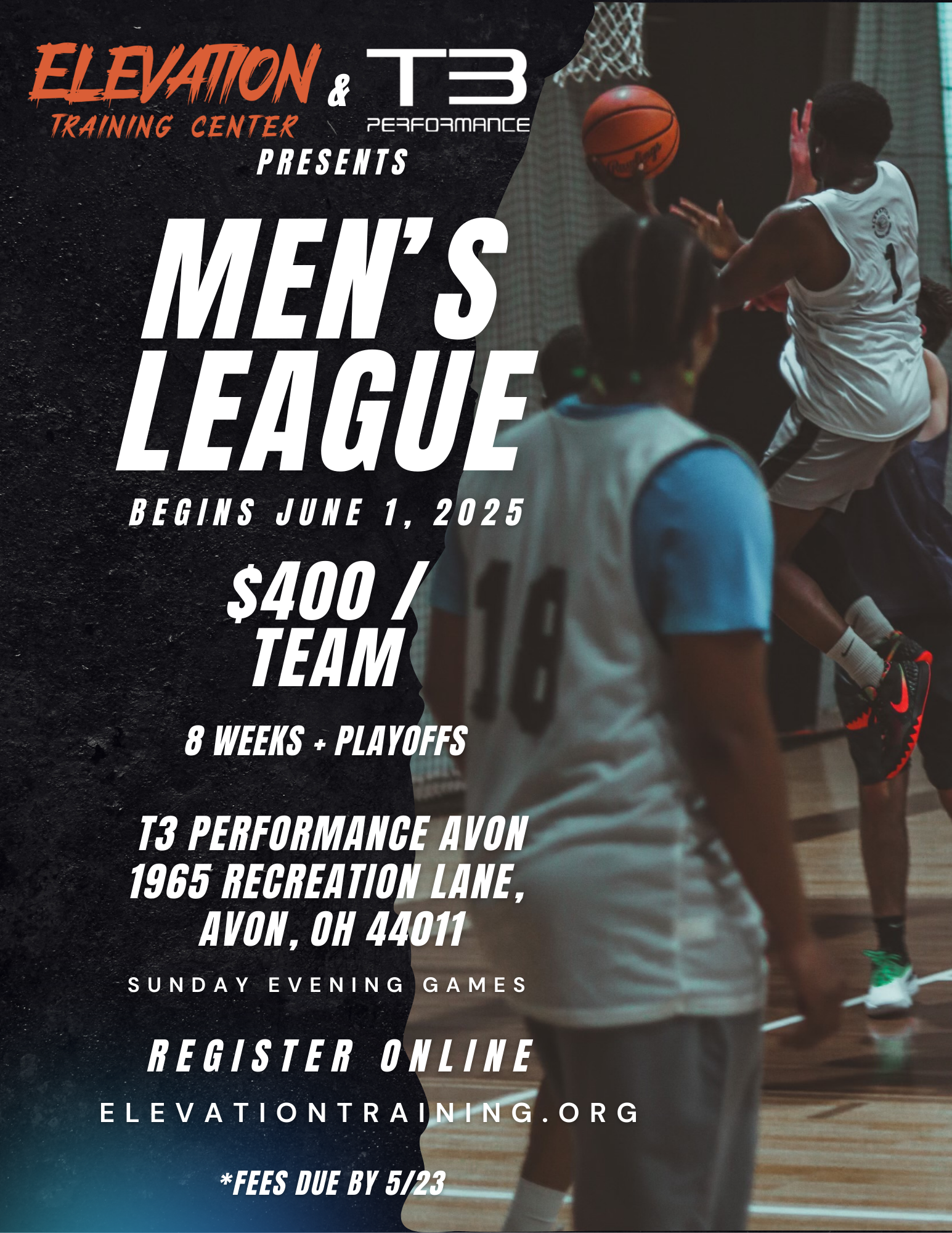 Black and White Bold Summer League Basketball Instagram Post.png